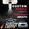 Custom Puddle Lights Custom LED Courtesy Door Projector Puddle Lights for Rolls Royce Wraith 2014-2023 Custom Design + 1 Pair 2 Doors