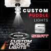 Custom Puddle Lights Custom LED Courtesy Door Projector Puddle Lights for SEAT Custom Design + 1 Set - 2 Doors