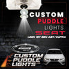 Custom Puddle Lights Custom LED Courtesy Door Projector Puddle Lights for SEAT Leon 1st Gen ABT/Cupra 1999–2004 Custom Design + 1 Pair 2 Doors