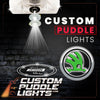 Custom Puddle Lights Custom LED Courtesy Door Projector Puddle Lights for SKODA Custom Design + 1 Set - 2 Doors