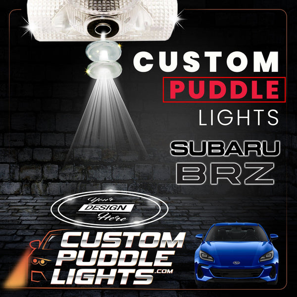 Custom Puddle Lights Custom LED Courtesy Door Projector Puddle Lights for Subaru BRZ 2012-2026 Custom Design + 1 Pair 2 Doors