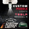 Custom Puddle Lights Custom LED Courtesy Door Projector Puddle Lights For Tesla Model S - 2021-2026 Custom Design + 1 Pair - 2 Doors
