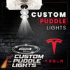 Custom Puddle Lights Custom LED Courtesy Door Projector Puddle Lights For Tesla Model S, 3, X, Y Custom Design + 1 Set - 2 Doors