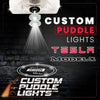 Custom Puddle Lights Custom LED Courtesy Door Projector Puddle Lights For Tesla Model X - 2016–2021 Custom Design + 1 Pair - 2 Doors