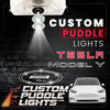 Custom Puddle Lights Custom LED Courtesy Door Projector Puddle Lights For Tesla Model Y - 2020-2025 Custom Design + 1 Pair - 2 Doors