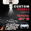Custom Puddle Lights Custom LED Courtesy Door Projector Puddle Lights for Toyota 86/GT86/FT86 1st Gen ZN6 2012–2021 Custom Design + 1 Pair 2 Doors