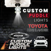 Custom Puddle Lights Custom LED Courtesy Door Projector Puddle Lights for Toyota Highlander 2007-2026 Custom Design + 1 Pair 2 Doors