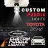 Custom Puddle Lights Custom LED Courtesy Door Projector Puddle Lights for Toyota Scion FR-S 2012–2016 Custom Design + 1 Pair 2 Doors