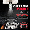Custom Puddle Lights Custom LED Courtesy Door Projector Puddle Lights for Toyota Tundra 2007-2026 Custom Design + 1 Pair 2 Doors