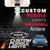 Custom Puddle Lights Custom LED Courtesy Door Projector Puddle Lights for Vauxhall Antara 2006–2015 Custom Design + 1 Pair 2 Doors