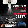 Custom Puddle Lights Custom LED Courtesy Door Projector Puddle Lights for Volkswagen Jetta 2006-2026 Custom Design + 1 Pair 2 Doors