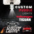 Custom Puddle Lights Custom LED Courtesy Door Projector Puddle Lights for Volkswagen Tiguan 2024-2026 Custom Design + 1 Pair 2 Doors