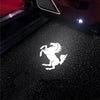 Custom Puddle Lights Custom LED Door Projector Puddle Lights for Porsche Taycan 2020-2024 Porsche Horse 1 Set - 2 Doors