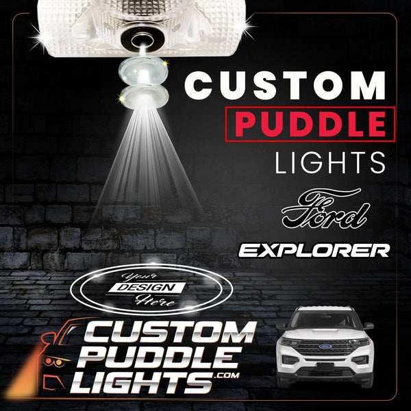 Custom Puddle Lights Custom LED Side Mirror Projector Puddle Approach Lights for Ford Explorer 2011-2026