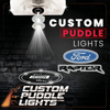 Custom Puddle Lights Custom LED Side Mirror Projector Puddle Approach Lights for Ford F150 Raptor - 2009-2014 Custom Design + 1 Set - 2 Doors