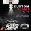Custom Puddle Lights Custom LED Side Mirror Projector Puddle Approach Lights for Ford F150 RAPTOR - 2015-2026 Custom Design + 1 Pair 2 Side Mirror Lights