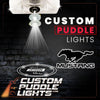 Custom Puddle Lights Custom LED Side Mirror Projector Puddle Approach Lights for Ford Mustang - 2013-2025 Custom Design + 1 Pair 2 Side Mirror Lights