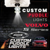 Custom Puddle Lights Custom Side Wing Mirror Projector Puddle Lights for Volvo S Series 1999-2016 Custom Design + 1 Pair 2 Doors