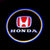 Custom Puddle Lights Honda Accord 6th Gen Premium Puddle Lights Multiple Designs 1998-2002 Honda Logo Circle + Red 1 Set - 2 Doors