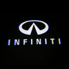 Custom Puddle Lights Infiniti EX Series Premium Puddle Lights Multiple Designs 2007-2013 Infinifi + White 1 Set - 2 Doors