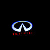 Custom Puddle Lights Infiniti EX Series Premium Puddle Lights Multiple Designs 2007-2013 Infiniti + Red 1 Set - 2 Doors