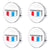 Custom Puddle Lights Premium LED Floating Wheel Logo Center Hub Caps Multiple Designs for Chevrolet Camaro Chevrolet Camaro - Cap Size: 54 mm / White