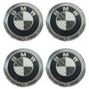 Custom Puddle LightsPremium LED Floating Wheel Logo Hub Caps Multiple Design for BMW Carbon Fiber Texture Logo / White / 56mm