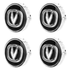 Custom Puddle Lights Premium LED Floating Wheel Logo Hub Caps Multiple Design for Changan Big Changan / White / 65 mm
