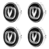 Custom Puddle Lights Premium LED Floating Wheel Logo Hub Caps Multiple Design for Changan Small Changan / White / 65 mm