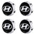 Custom Puddle Lights Premium LED Floating Wheel Logo Hub Caps Multiple Design for Hyundai Hyundai Black Logo / White / 59 mm