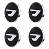 Custom Puddle Lights Premium LED Floating Wheel Logo Hub Caps Multiple Design for Jetta Jetta Logo / White / 65 mm