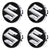 Custom Puddle Lights Premium LED Floating Wheel Logo Hub Caps Multiple Design for Suzuki Suzuki Black Logo / White / 54 mm