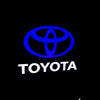 Custom Puddle Lights Toyota Camry Premium Puddle Lights Multiple Designs 2006-2024 Toyota Logo + Blue 1 Set - 2 Doors