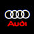 custompuddlelights Audi A1 / S1 Premium Puddle Lights Multiple Designs 2010 - 2018 Audi Rings + Classic Logo 1 set - 2 doors