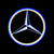 custompuddlelights Mercedes-Benz A-Class Premium Puddle Lights Multiple Designs 2013-2024 Mercedes 1 Set - 2 Doors / X164 GL-Class 2006-2012