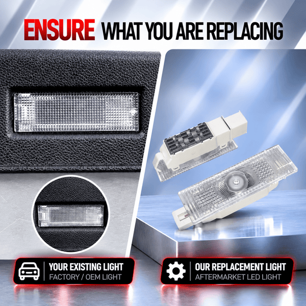 Dodge Dodge Challenger 3rd Gen Premium Door Puddle Lights Various Designs 2008-2023