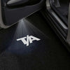 T/A Wording White - 1 Pair - 2 Doors