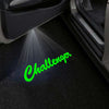 Challenger Script Wording Lime Green - 1 Pair - 2 Doors