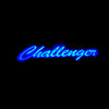 Dodge Dodge Challenger 3rd Gen Premium Puddle Lights Multiple Designs 2008-2023 Challenger Wording + Blue