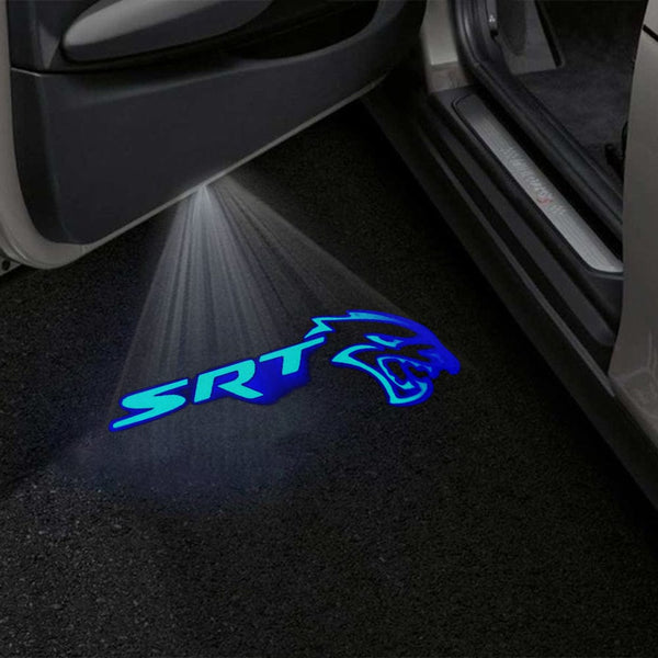 SRT Hellcat Logo Blue - 1 Pair - 2 Doors