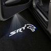 SRT Hellcat Logo White - 1 Pair - 2 Doors