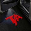 T/A Wording Red - 1 Pair - 2 Doors