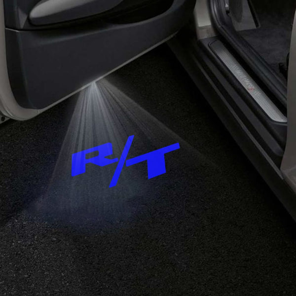R/T Wording Blue - 1 Pair - 2 Doors