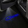 Charger Script Wording Blue - 1 Pair - 2 Doors