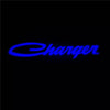 Dodge Dodge Charger 6th/7th Gen Premium Puddle Lights Multiple Designs 2006-2025 Charger Wording Blue / Dodge Charger 6th Gen LX - 2006-2010