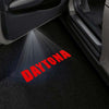Dodge Dodge Charger 6th/7th Gen Premium Puddle Lights Multiple Designs 2006-2025 Daytona Wording Red - 1 Set - 2 Doors / Dodge Charger 6th Gen LX - 2006-2010