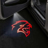 Dodge Dodge Charger 6th/7th Gen Premium Puddle Lights Multiple Designs 2006-2025 Hellcat Red - 1 Set - 2 Doors / Dodge Charger 6th Gen LX - 2006-2010