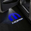 Dodge Dodge Charger 6th/7th Gen Premium Puddle Lights Multiple Designs 2006-2025 Mopar Blue - 1 Set - 2 Doors / Dodge Charger 6th Gen LX - 2006-2010