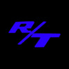 Dodge Dodge Charger 6th/7th Gen Premium Puddle Lights Multiple Designs 2006-2025 R/T Wording + Blue - 1 Set - 2 Doors / Dodge Charger 6th Gen LX - 2006-2010