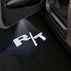 Dodge Dodge Charger 6th/7th Gen Premium Puddle Lights Multiple Designs 2006-2025 R/T Wording White - 1 Set - 2 Doors / Dodge Charger 6th Gen LX - 2006-2010